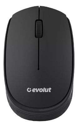 Mouse Sem Fio Evolut Preto - Eo150