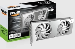 Gpu Inno3d Geforce Rtx 5070 Twin X2 Oc White 12gb 192bits Gddr7 N50702-12d7x-195064w