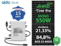 Gerador De Energia Solar Deye Micro Inversor Rosca Dupla Madeira Romagnole Deye Microinversor Gf 2,2kwp Jinko Tiger Pro Mono 550w Sun 2kw 4mppt Mono 220v