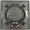 Kit Arandela 6” Full Range Orion 55w Rms Quadrada Preta - Par / 2