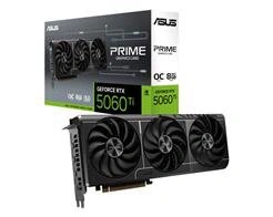 Placa de Video Asus Prime Geforce Rtx 5060 Ti Oc 8gb Gddr7 128 Bits - Prime-rtx5060ti-o8g