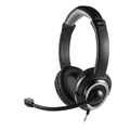 Headset Multilaser Com Fio Hf600 Conexão P3 e Usb Cabo de 240cm Preto - Ph427