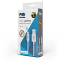 Cabo Carregador Usb Lightning Iphone 2.4a 1m Casu-100l Branco Proeletronic
