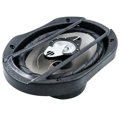 Kit Af 6x9 200w Rms 4ohms Quadriaxial Preto Par Leson