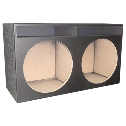 Caixa Vazia Para 2 Alto Falante 15 Polegadas Modelo Turbo, Rasgada Superior, Corvin e Acarpe