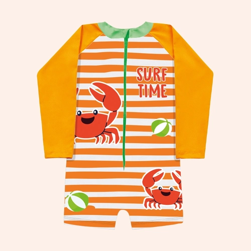 Macacão Manga Longa Moda Praia Fakini Masculino