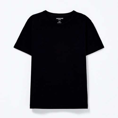 Camiseta Manga Curta Hering Básica Unissex - Preto