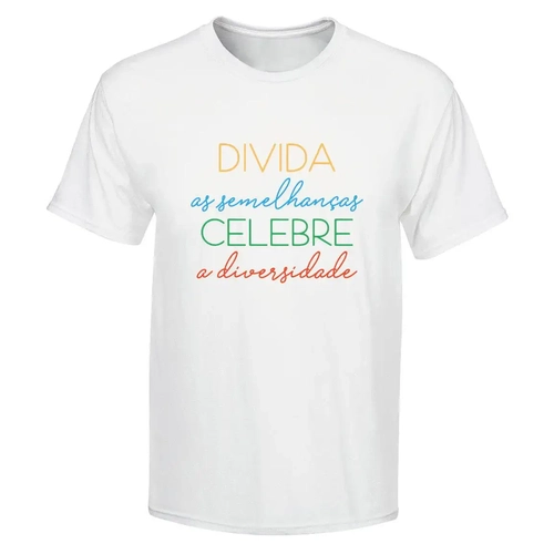 Camiseta Celebre a Diversidade - Infantil