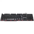 Teclado Gamer Hydra 107 Teclas + 12 Multimídia Com Led Vermelho Sensacao Tecla Mecanica - Gt702