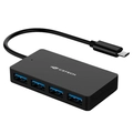 Hub C3Tech Usb-C Tipo-C 4 Portas Usb 3.0 HU-C310BK