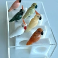 Conjunto 6 Porta Guardanapos mini Pássaros