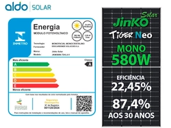 Jkm580n-72hl4-v Tiger Neo 580w 144 Cel. n Type Mono 22,45% Eficiencia
