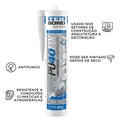 Tekbond Silicone Selante Pu40fix Cinza 387g