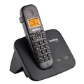 Telefone Sem Fio Digital Intelbras Ts5150 Com Entrada Para 2 Linhas Preto