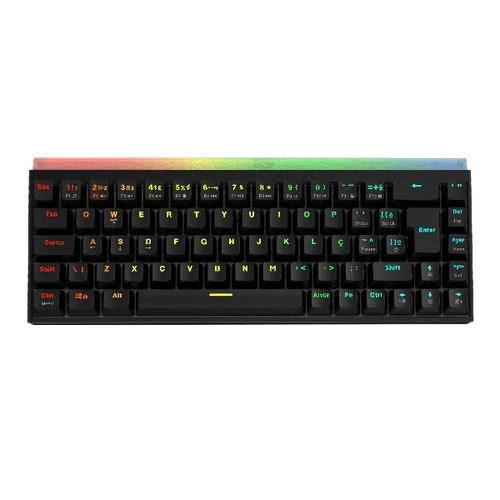 TECLADO MECANICO PCYES SHIYAN BLACK VULCAN - TPSHBVRD - 317990