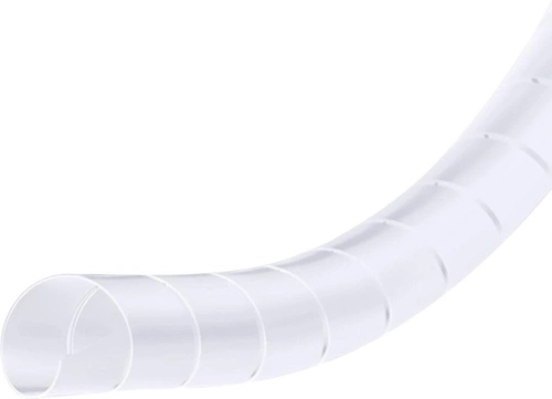 Organizador de Cabos Espiral Branco Com 12mm de Diâmetro 10 Metros - Ocp1210b 1 Unidade