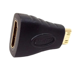 Adaptador HDMI Femea para Mini HDMI Macho