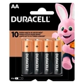 Pilha Alcalina AA Blister Com 4 Duracell Mn 1500b4