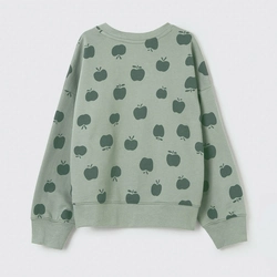 Blusão Moletom Estampado Maçã Verde Hering - Feminino