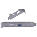 Placa Usb Vinik Com Usb 3.0 + Usb-c Tipo-c Pci-e X4 Com Low Profile - Pu30c31-lp