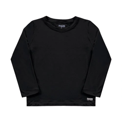 Camiseta Manga Longa Térmica Peluciada Preta Fakini – Unissex