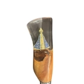 Faca Artesanal  Nossa Senhora Aparecida Cabo Hibrido - (Murrah)