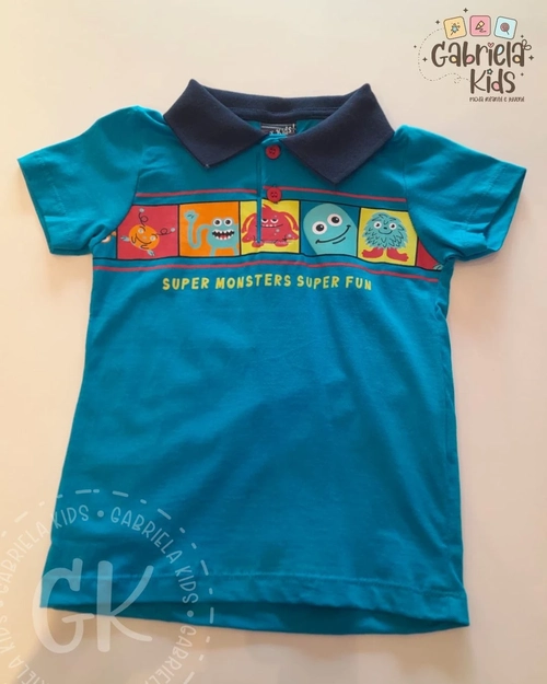 camisa polo super monsters
