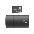 Cartão Micro Sd Multilaser 32gb Com Leitor Usb Classe 4 - Mc163