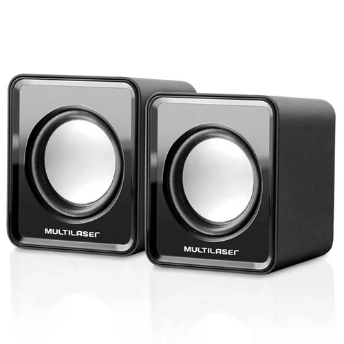 Caixa de Som Multilaser 3W RMS Preta SP144 - 77991-6