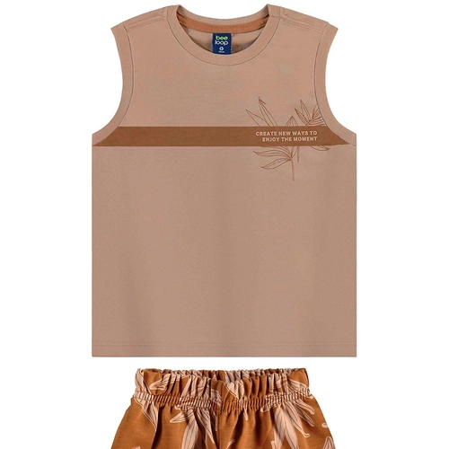 Conjunto Regata e Bermuda Moletinho Beeloop Masculino