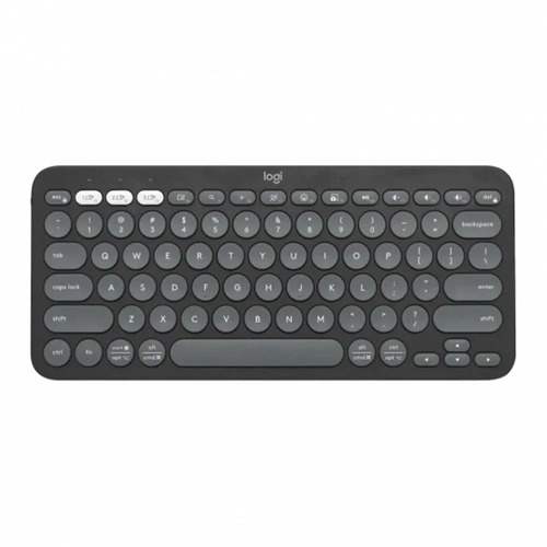 Teclado Logitech Pebble Keys 2 K380s Sem Fio Grafite - 920-011789