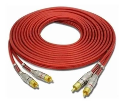 SANTO ANGELO CABO RCA PAREDAO 5MTS ESTEREO VERM. CRISTAL