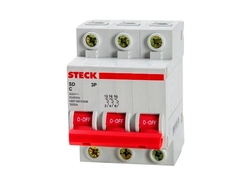Disjuntor trifasico Steck curva C 125A