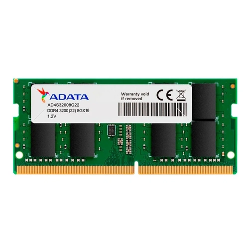 Memória Adata Para Notebook 8gb Ddr4 3200mhz Cl22 - Ad4s32008g22-sgn