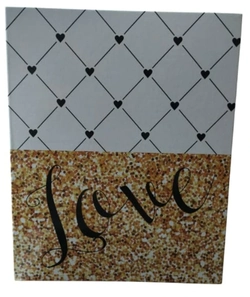 Álbum 10X15 P/200F. Love WB-46200-583 folhas branca transparente