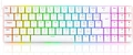 Teclado Mecânico Gamer Redragon Ashe, RGB, Switch Red, ABNT2, Branco, K626W