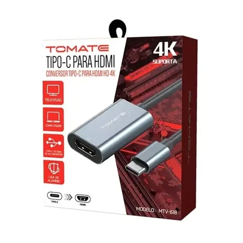 Adaptador USB-C para HDMI 4KME Tomate MTV-618