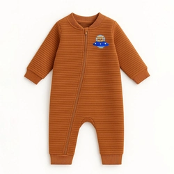 Macacão Matelassê Ursinho na Nave- Masculino