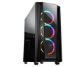 Gabinete Gamer Cougar MX660-T RGB, Mid Tower, Vidro Temperado, Black, ATX, 3x Fans, 385BMS0-0005