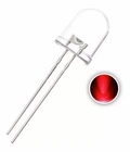 Kit 10 Leds Alto Brilho Vermelho 10mm