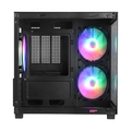 Gabinete Gamer Vinik G-cube Preto Vidro Temperado C/ 3 Fans - Gggcvbk