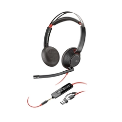 Headset Hp Poly Blackwire 5220 Stereo Usb-a/c Preto - 8x231aa