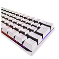 Teclado Pcyes Mecanico 60% Zot Branco Outemu Blue Hotswap Led RGB - PZWOHBLRGB