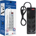 Filtro De Linha Clamper Com Proteção Dps 3p Energia 8 Tomadas Preto - 84879