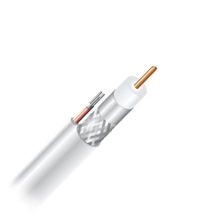 Cabo Coaxial Cabletech Std-40+tp3 Branco 100 Metros 801214000p01cb12