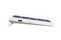 Teclado Gamer Mecanico Redragon Anivia Lunar White Switch Azul - K614w-rgb Pt-blue