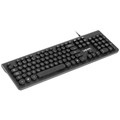 Teclado Multimidia Vinik Dynamic Circle Abnt2 Teclas Redondas Preto - Dc100p