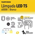 Lampada Led Pingo Com Soquete B8 Tarponn 5d-t5-cob 12v Azul