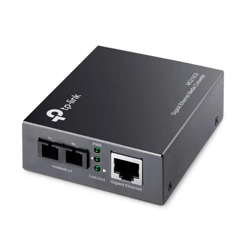 Conversor De Mídia Tp-link Gigabit Ethernet Para Fibra Ótica - Mc210cs