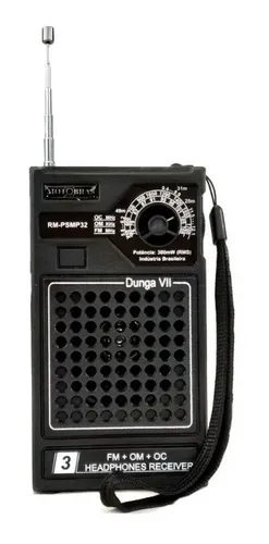 Rádio Portátil -rm-psmp32 -om/fm/oc - Motobras